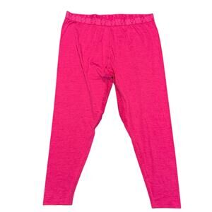 Eddie Bauer $85 First Ascent Hot Pink Base Layer Leggings Size XL